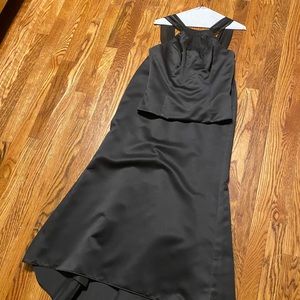David’s Bridal. Black bridesmaids dress. Never worn. Formal dress.